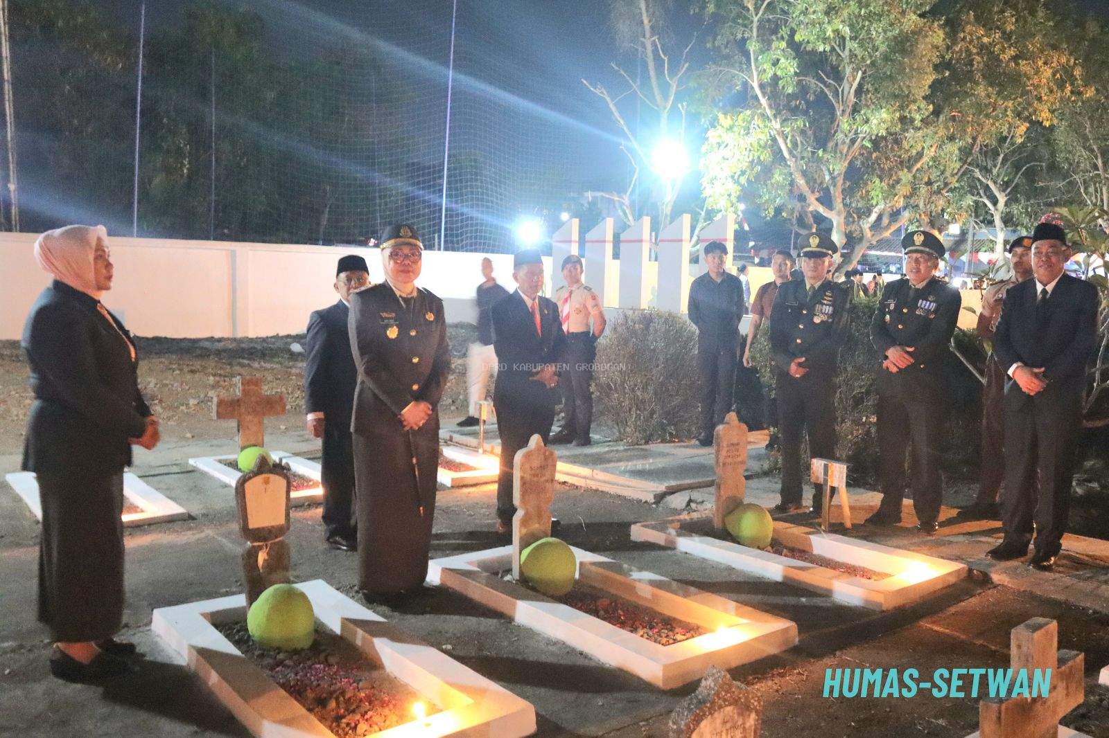 Ketua DPRD Grobogan Hadiri Apel Kehormatan dan Renungan Suci HUT RI ke-81