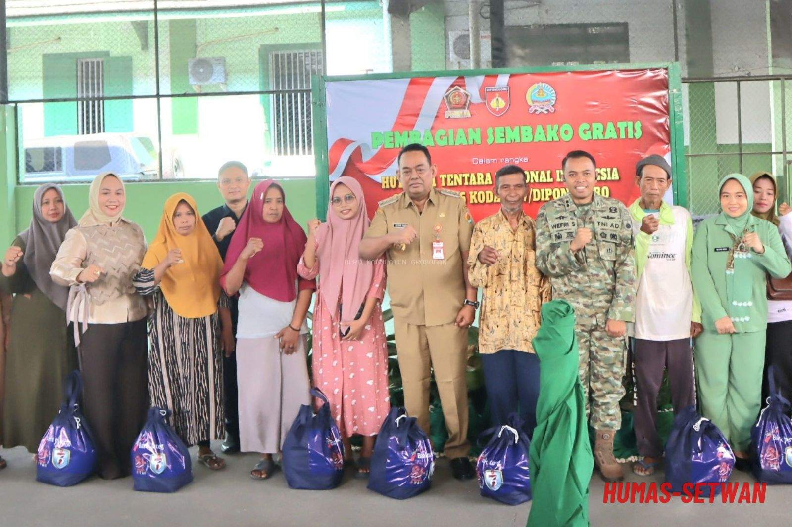 Ketua DPRD Grobogan Hadiri Rangkaian Acara HUT ke-81 TNI dan HUT ke-76 Kodam IV/Diponegoro di Kodim 0717